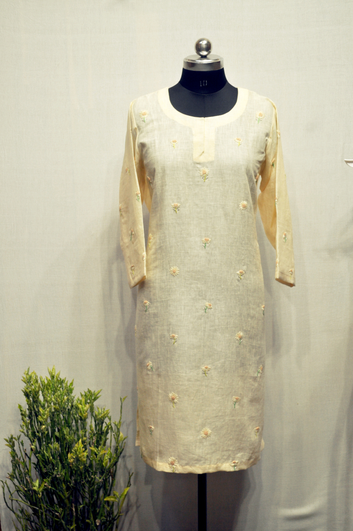 Linen Yellow Daisy Final